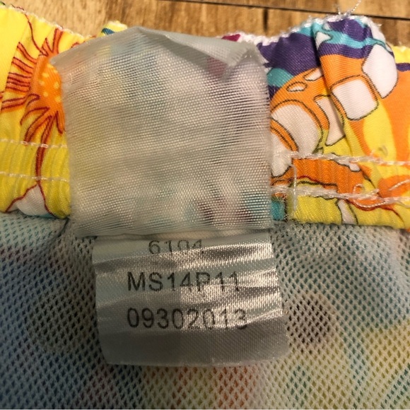 Peter Millar Lined Swim Trunks Shorts Mens Medium Beach Scorpion Colourful Print - Picture 5 of 11